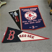 Felt Embroidered Red Sox Pennants & Banner