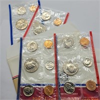 1986 & 1987 US MINT UNCIRCULATED COIN SETS