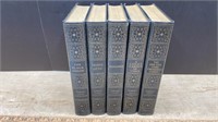 5 Volumes of The Works of Robert Louis Stevenson