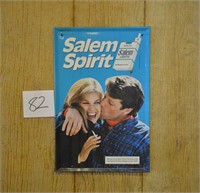 Vintage Metal Salem Spirit Cigarette Advertising