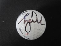 AUTHENTIC TIGER WOODS SIGNED GOLF BALL COA