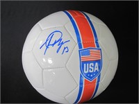 MEGHAN RAPINOE SIGNED SOCCER BALL HERITAGE