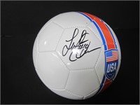 LANDON DONOVAN SIGNED SOCCER BALL HERITAGE