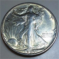 1943-S Walking Liberty Half Dollar AU/BU