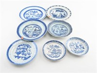 Selection early Chinese Canton plates and bowls