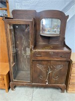 Antique Pitcher & Basin Cabinet