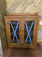 VTG Wooden Locker Plant Cabinet