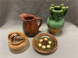 (4) Pieces of Contemporary Pottery