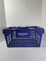 Blue Walgreens Shopping Basket