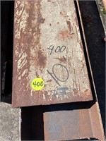 (2) 12 Inch x 3 Inch 10 Foot Long Channel Iron