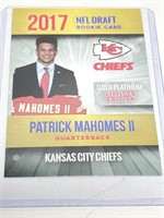 Patrick Mahomes 2017 Rookie Phenoms NFL Draft