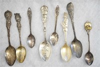 ANTIQUE STERLING SILVER SPOONS