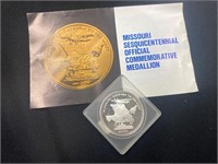 1970 Missouri Sesquicentennial Medallion