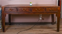 A Large Chinese Rosewood Desk