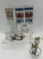 Pepsi and Coca-Cola Glasses