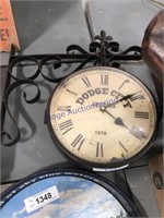 Dodge City Station clock, 9"
