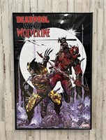 Framed 2024 Deadpool WWIII Wolverine Poster