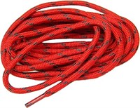 GREATLACES 2 pair pack round 63 inch Red w/Black p