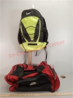 > Nike Max Air Backpack and Bob Mackie Duffle Bag
