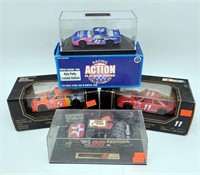 (4) NASCAR Model Cars Diecast Kyle Petty + 1:43 sc