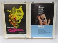 1970s Horror Film Thick Stock F/S Movie Poster Lot
