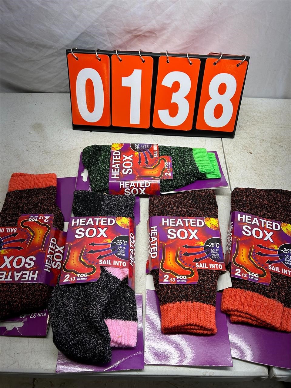 5 Pair of Heated Socks