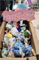 Bundle with Easter decor, ceramic doll and