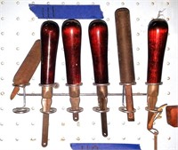 VINTAGE 6 PC CUTTING TOOLS, HYDE, OTHER