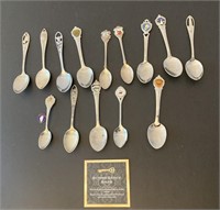 Lot of Assorted US Collectible Souvenir Spoons