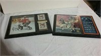 Signed Ed belfour picture and Brian Urlacher