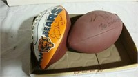 Packers and Bears signed footballs