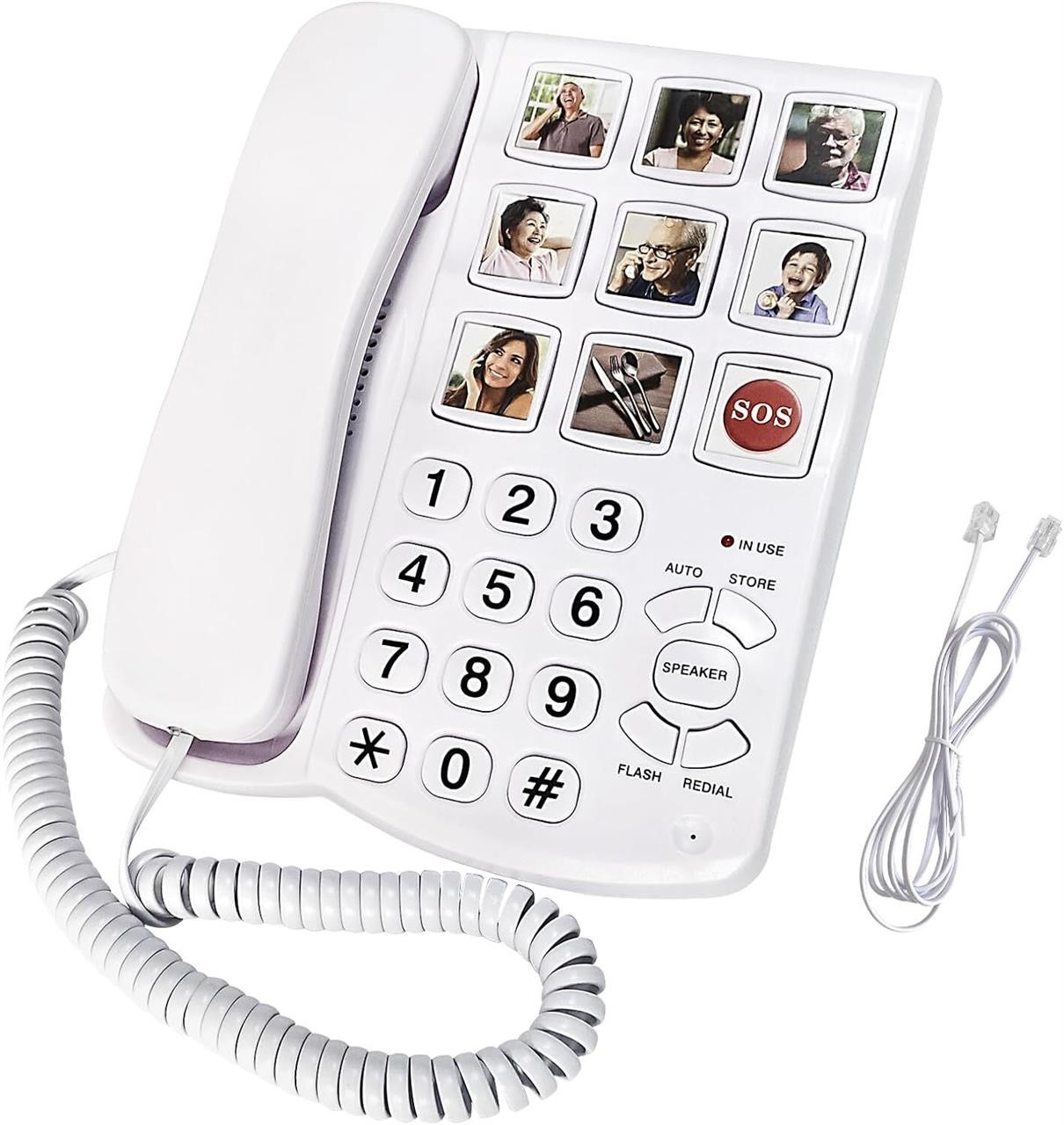 Landline Phone  Big Button Phone for Seniors  Tele