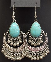 Turquoise style earrings