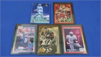 Assorted Troy Aikman, Barry Sanders Football Cards