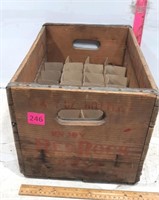 Deep Red Rock Cola Crate