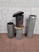 8" Wood fire stove pipe