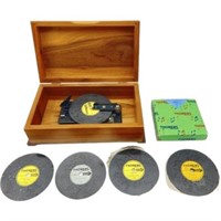 Thorens Disc Music Box & 5 Discs