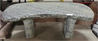 3-PC. CURVED STONE BENCH