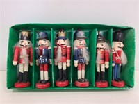 Set of 6 nutcracker ornaments