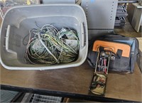 Electrical Wires, Outlets, Tester, Tool Cases