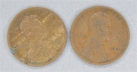 (2) 1921 Wheat Pennies. Note: Good Condition.