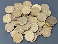 (50) Wheat Pennies