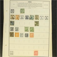 China Stamps Mint NH on pages in mounts, fresh