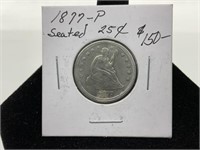 1877-P Seated Liberty Quarter Dollar