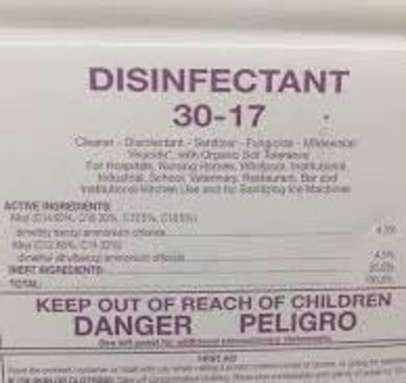 Disinfectant 30-17 1 Gallon