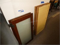 4 piece vintage cabinet doors