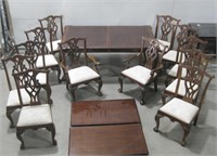Stanley Furniture Chippendale Dining Table 12Chair