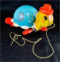 1962 FISHER PRICE VINTAGE TURTLE TOY