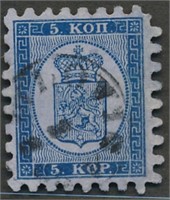 FINLAND #4 USED EXTRA FINE-SUPERB