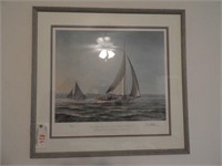“Skipjacks in Tangier Sound” framed print by